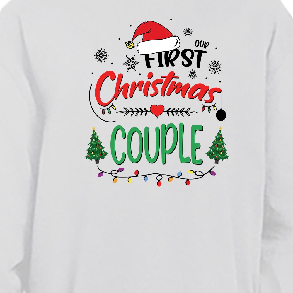 Custom First Married Christmas Pajamas Cotton Custom First Married Christmas Pajamas Cotton