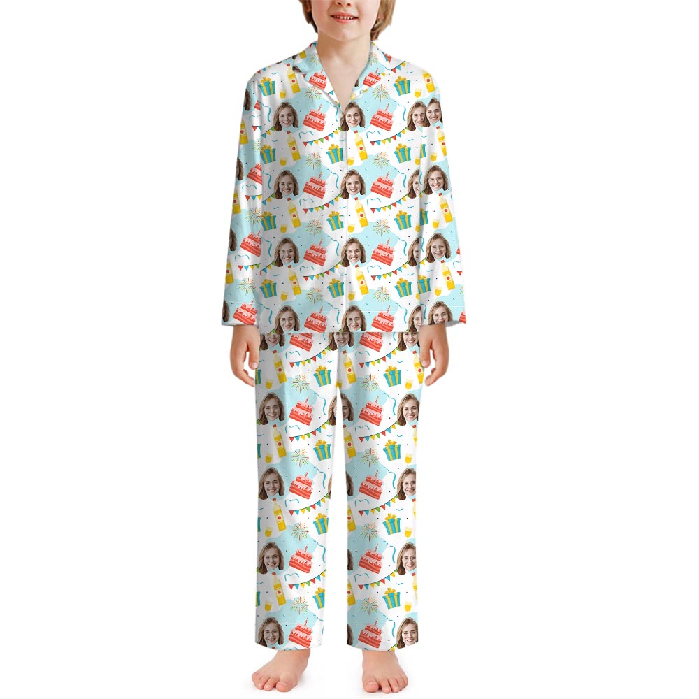 Funny Custom Face Birthday Theme Jammies Funny Custom Face Birthday Theme Jammies