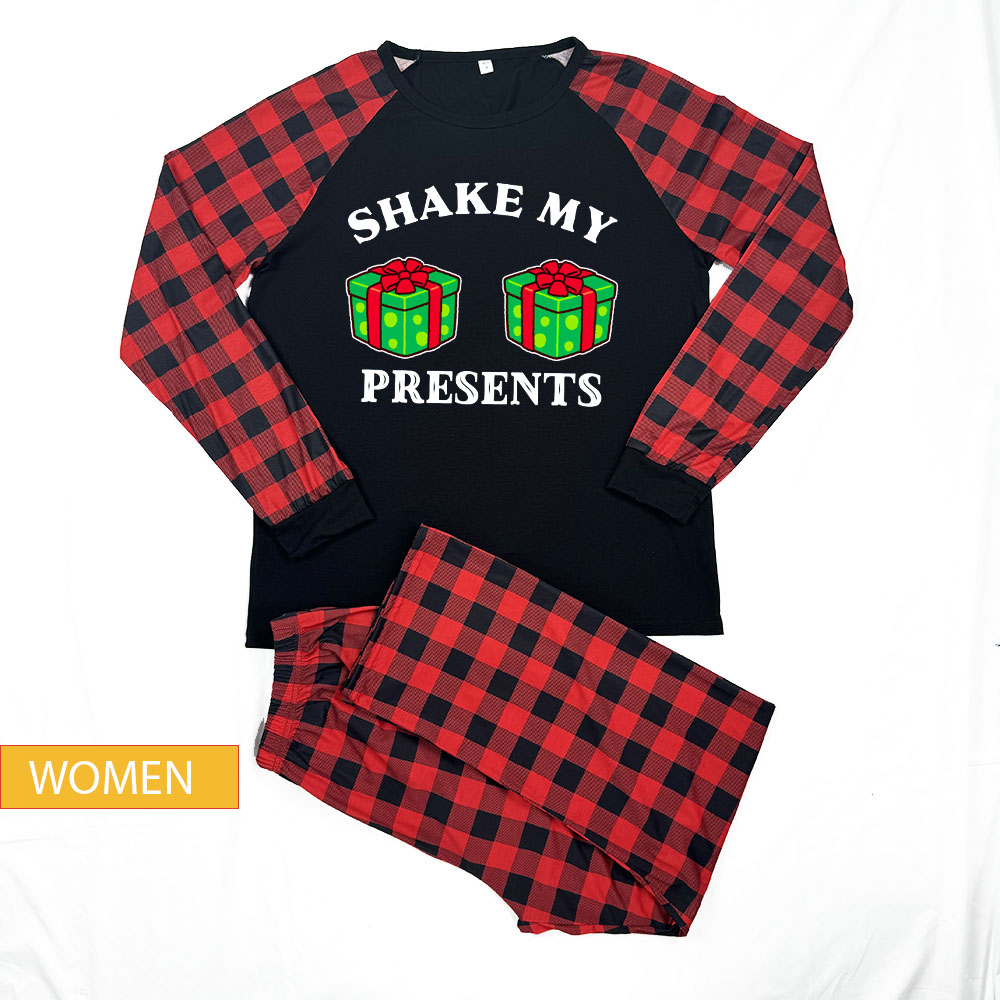 Jingle My Ball Shake My Present Christmas Pajamas For Couples
