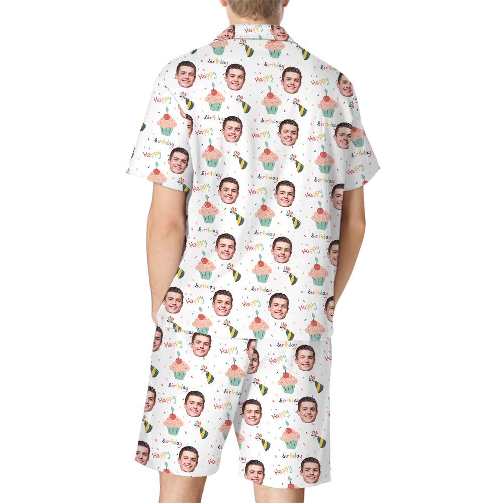 Happy Birthday Custom Pajamas With Faces Happy Birthday Custom Pajamas With Faces