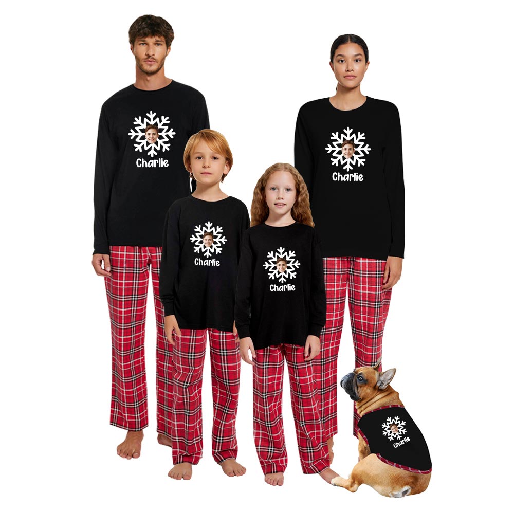 Customizable Christmas Pajamas With Your Face Cotton Customizable Christmas Pajamas With Your Face Cotton