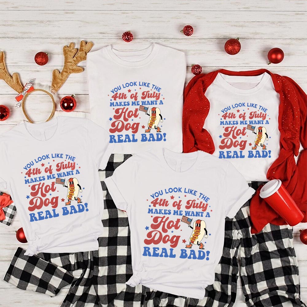 Make Me Want A Hotdog Funny 4th Of July Shirt Make Me Want A Hotdog Funny 4th Of July Shirt