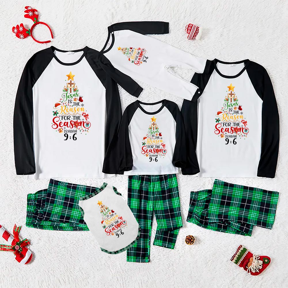 Religious Christmas Family Pajamas Jesus Is The Reason Religious Christmas Family Pajamas Jesus Is The Reason