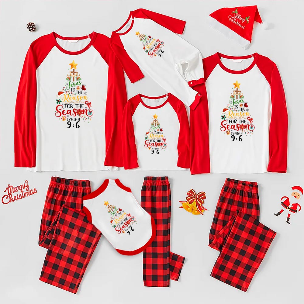 Religious Christmas Family Pajamas Jesus Is The Reason Religious Christmas Family Pajamas Jesus Is The Reason