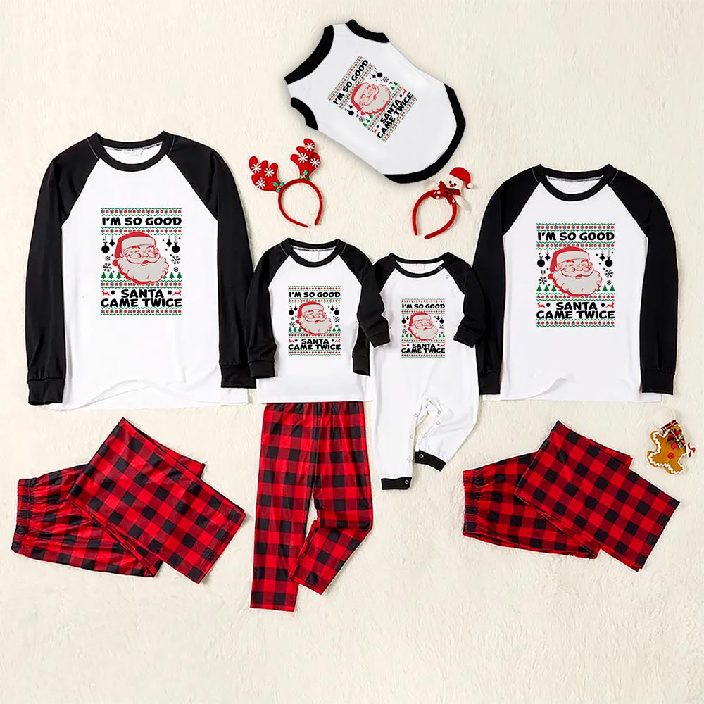 Funny Saying Santa Claus Family Christmas Jammies Funny Saying Santa Claus Family Christmas Jammies