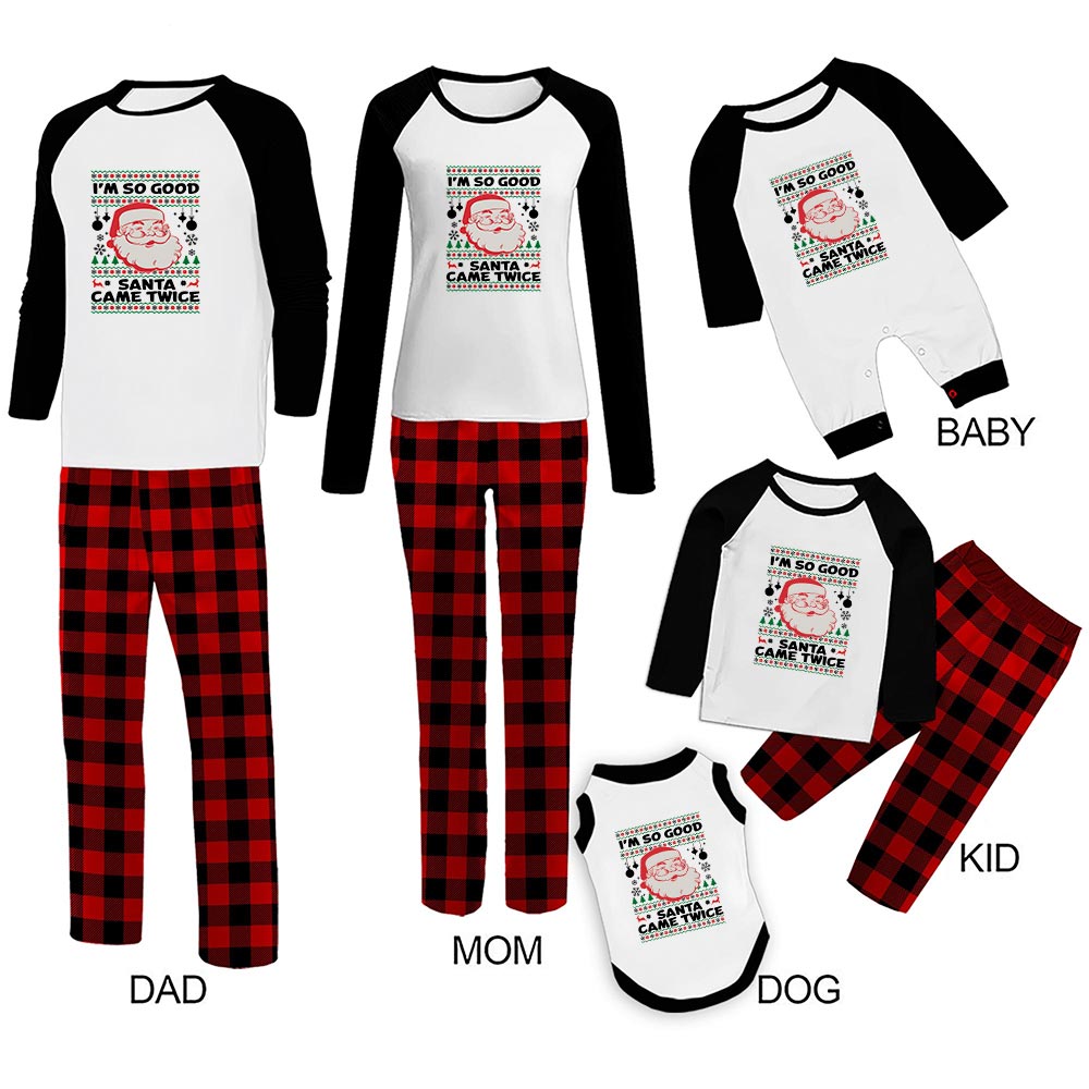 Funny Saying Santa Claus Family Christmas Jammies Funny Saying Santa Claus Family Christmas Jammies