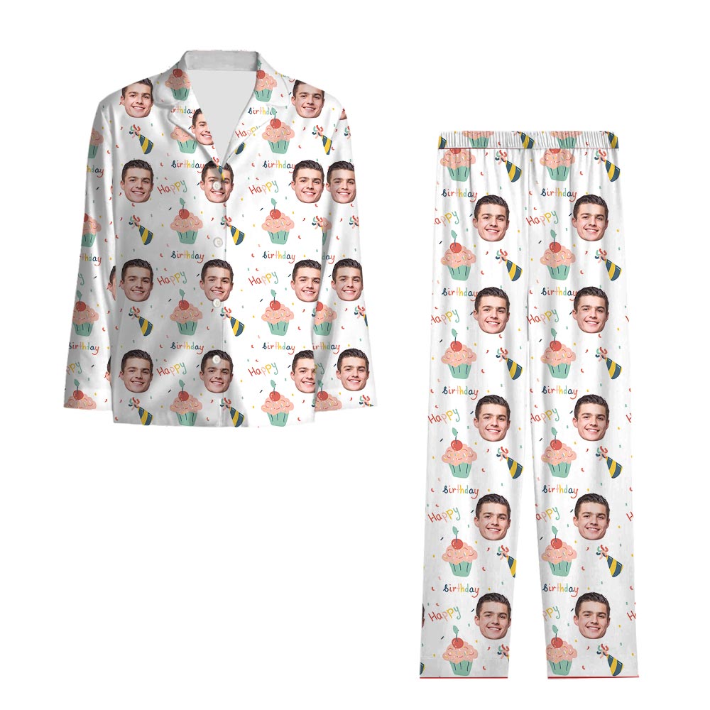 Customizable Birthday Pajamas With Your Own Face Customizable Birthday Pajamas With Your Own Face