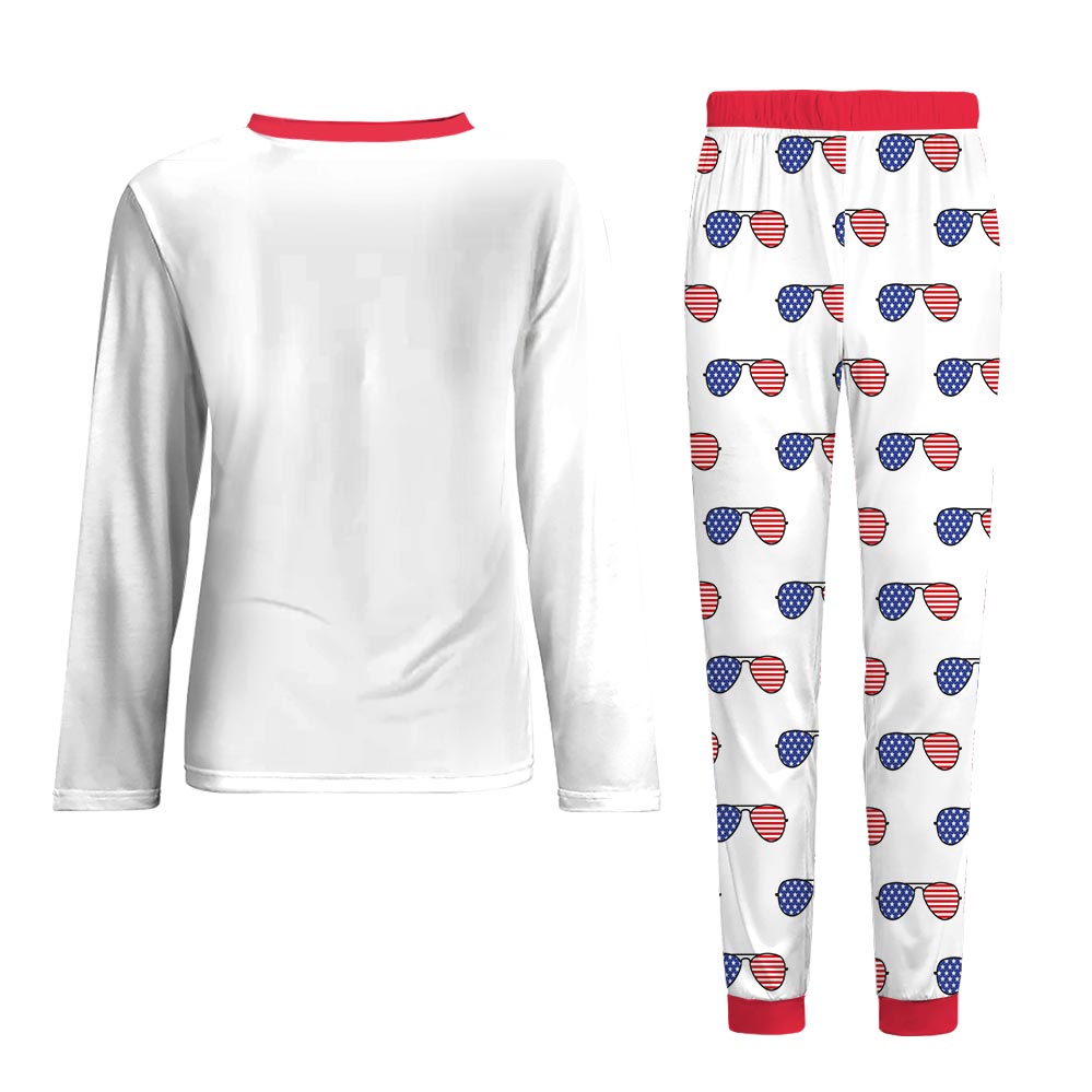Personalized Age 4th Of July Matching Family Jammies