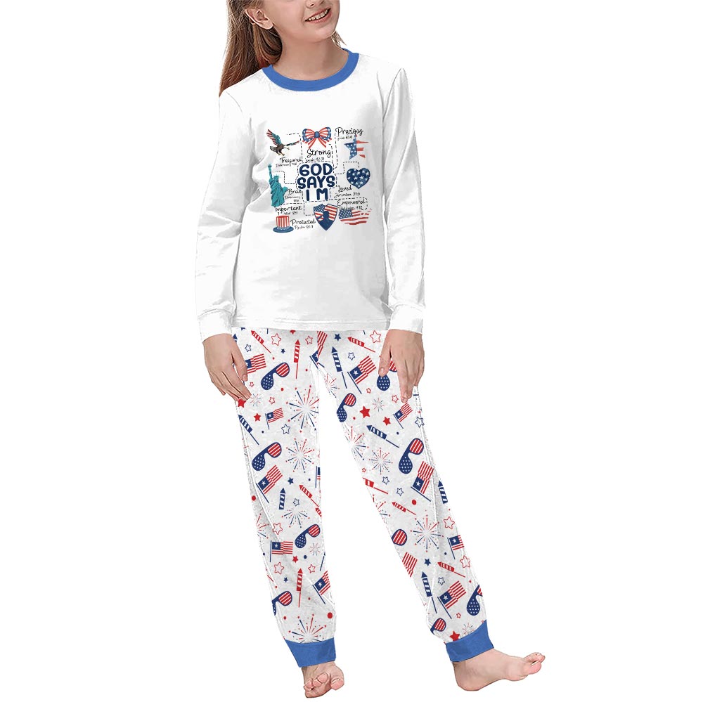 God Say American Independence Day Family Pjs God Say American Independence Day Family Pjs