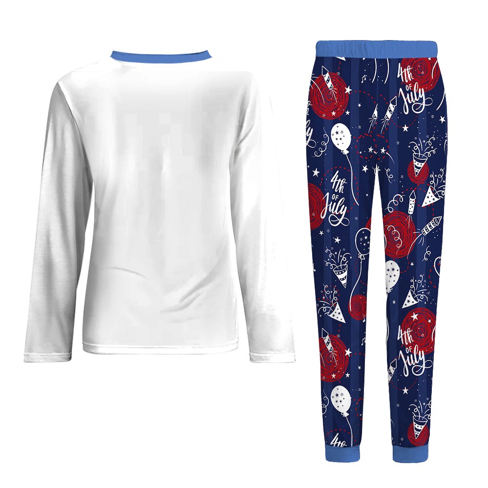 4th Of July Matching Family Christmas Pajamas And Dog