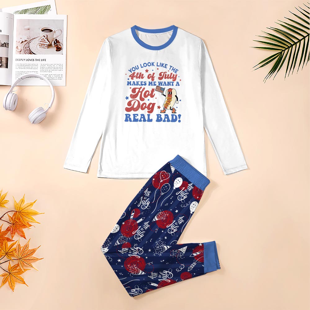 4th Of July Matching Family Christmas Pajamas And Dog