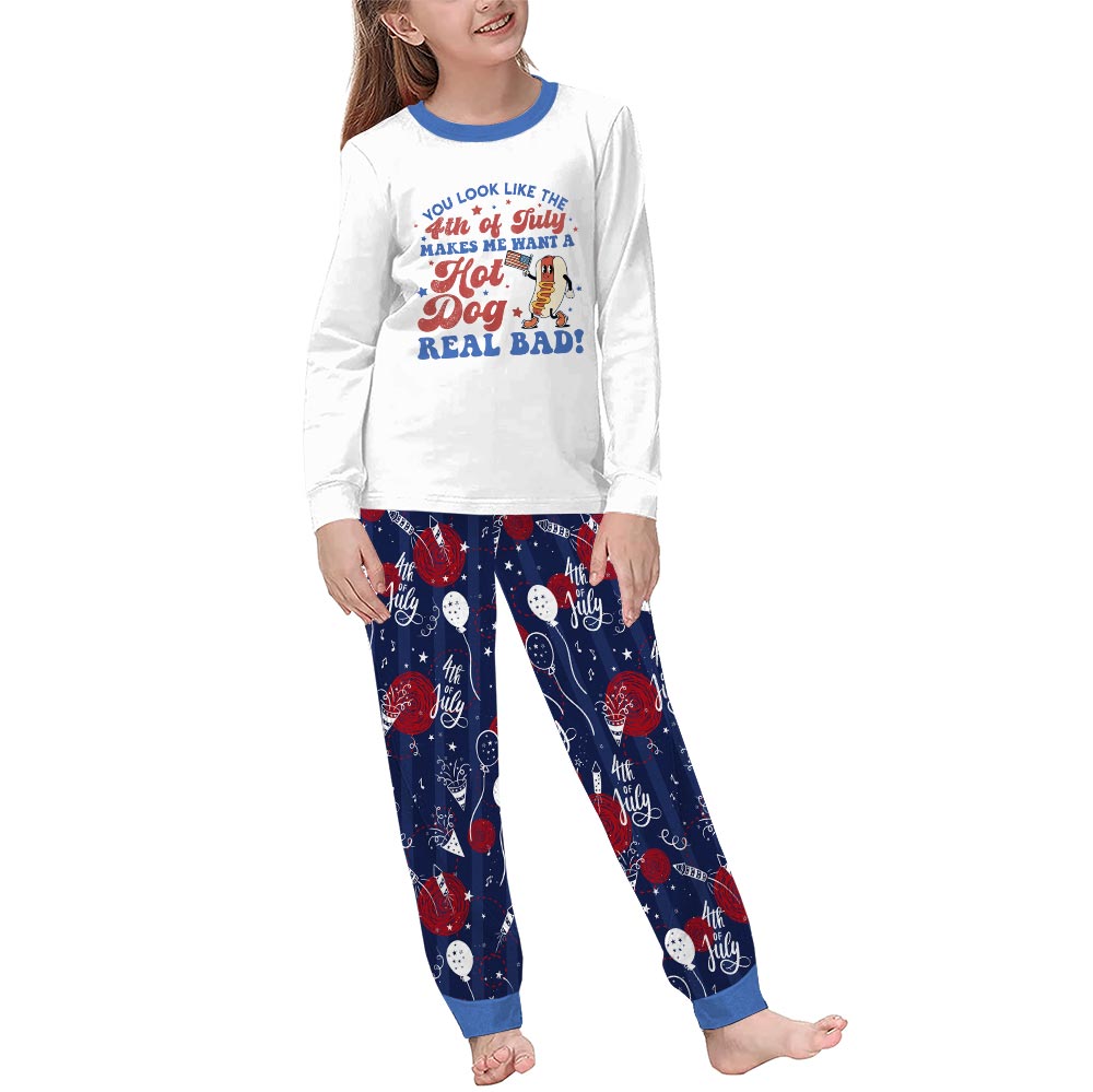 4th Of July Matching Family Christmas Pajamas And Dog