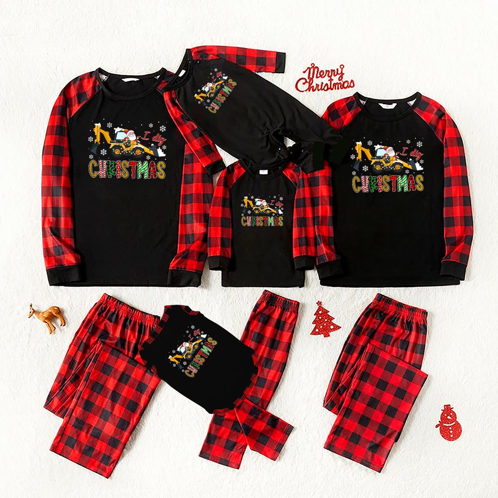 Funny I Dig Christmas Matching Family Pajamas Funny I Dig Christmas Matching Family Pajamas