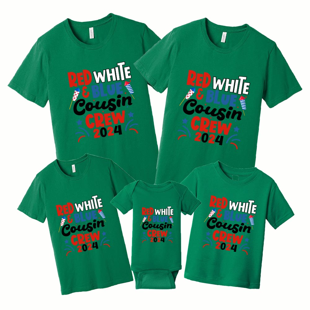 Red White Blue Cousin Crew Independence Day Shirt Red White Blue Cousin Crew Independence Day Shirt