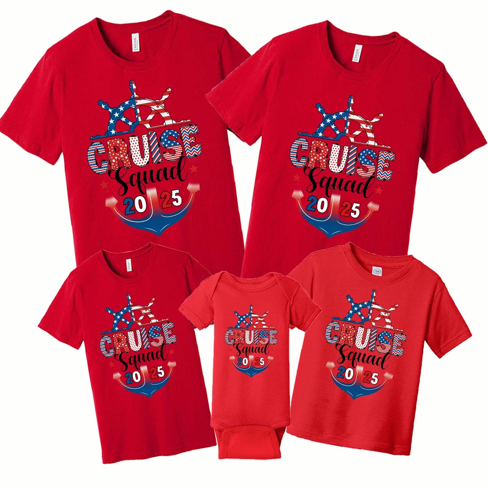 2025 Cruise Squad Independence Day Matching Shirt 2025 Cruise Squad Independence Day Matching Shirt