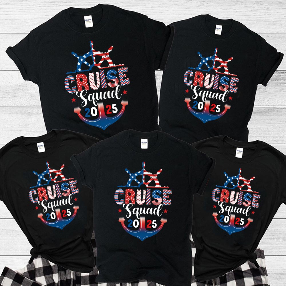 2025 Cruise Squad Independence Day Matching Shirt 2025 Cruise Squad Independence Day Matching Shirt