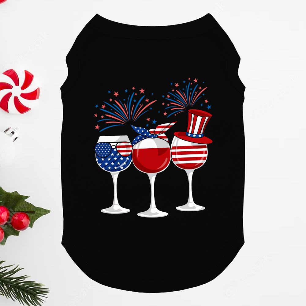 Drinking Wine Matching Fourth of July Shirts Drinking Wine Matching Fourth of July Shirts