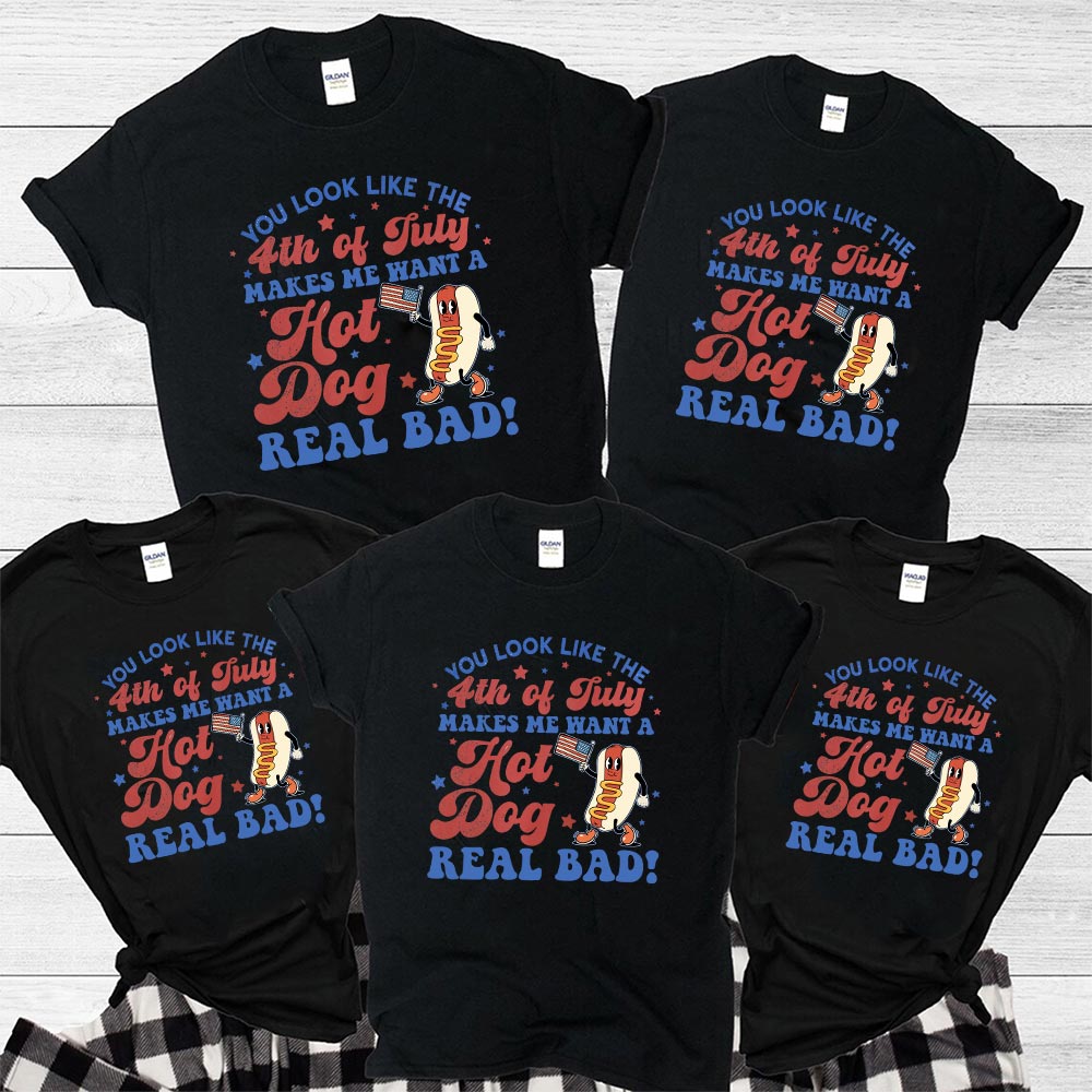 Make Me Want A Hotdog Funny 4th Of July Shirt Make Me Want A Hotdog Funny 4th Of July Shirt