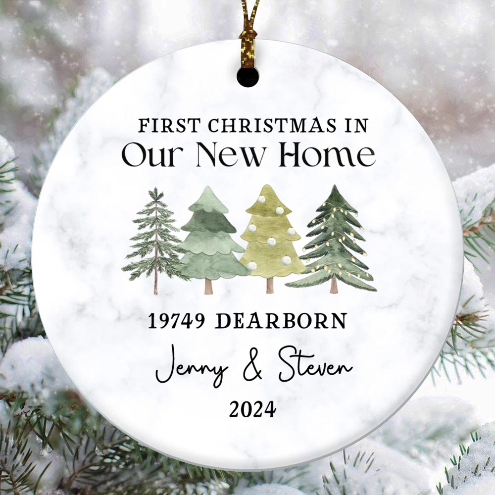 Unique First Christmas In Our New Home Ornament 2024 Unique First Christmas In Our New Home Ornament 2024