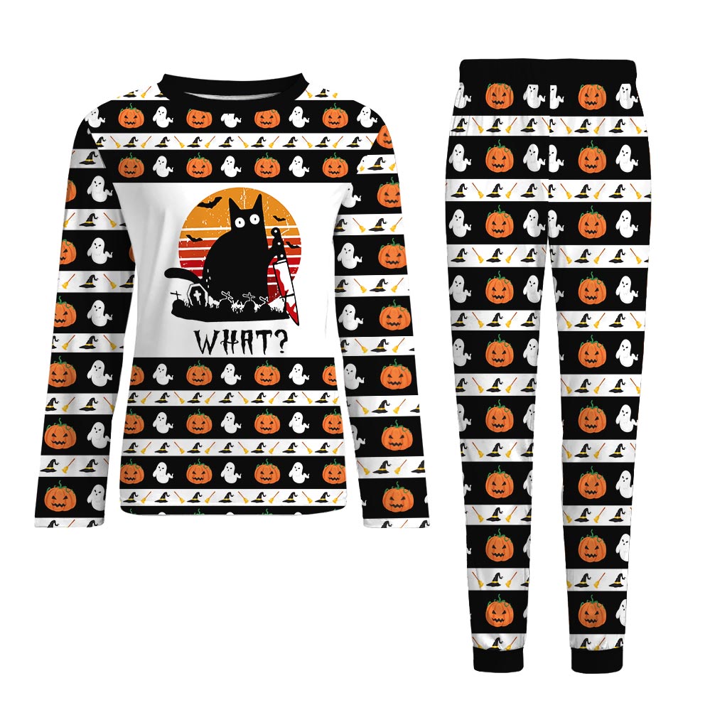 Murderous Black Cat Sleepwear Halloween Costume Murderous Black Cat Sleepwear Halloween Costume