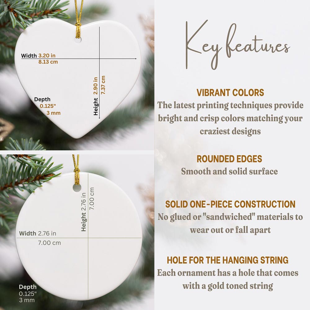 Personalized First Christmas Ornament Married Couple Personalized First Christmas Ornament Married Couple