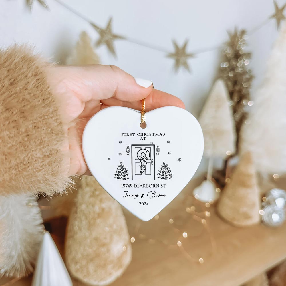 First Christmas In Our New Home 2024 Personalized Ornament