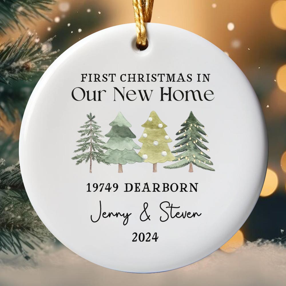 Unique First Christmas In Our New Home Ornament 2024 Unique First Christmas In Our New Home Ornament 2024