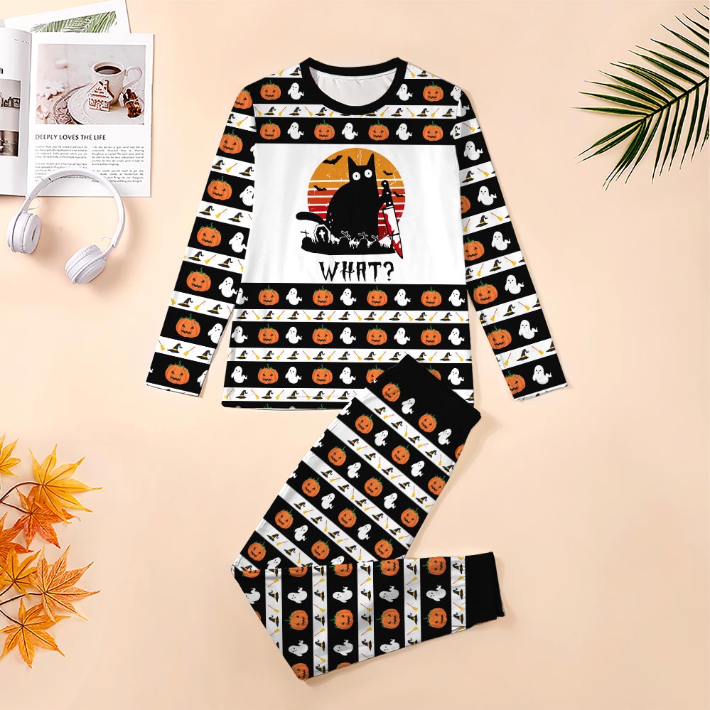 Murderous Black Cat Sleepwear Halloween Costume Murderous Black Cat Sleepwear Halloween Costume