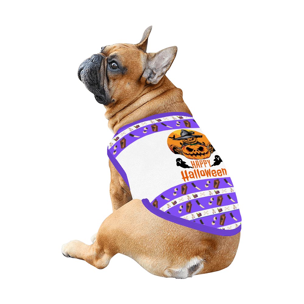 Happy Halloween Pumpkin Dog And Owner Matching Pajamas Happy Halloween Pumpkin Dog And Owner Matching Pajamas