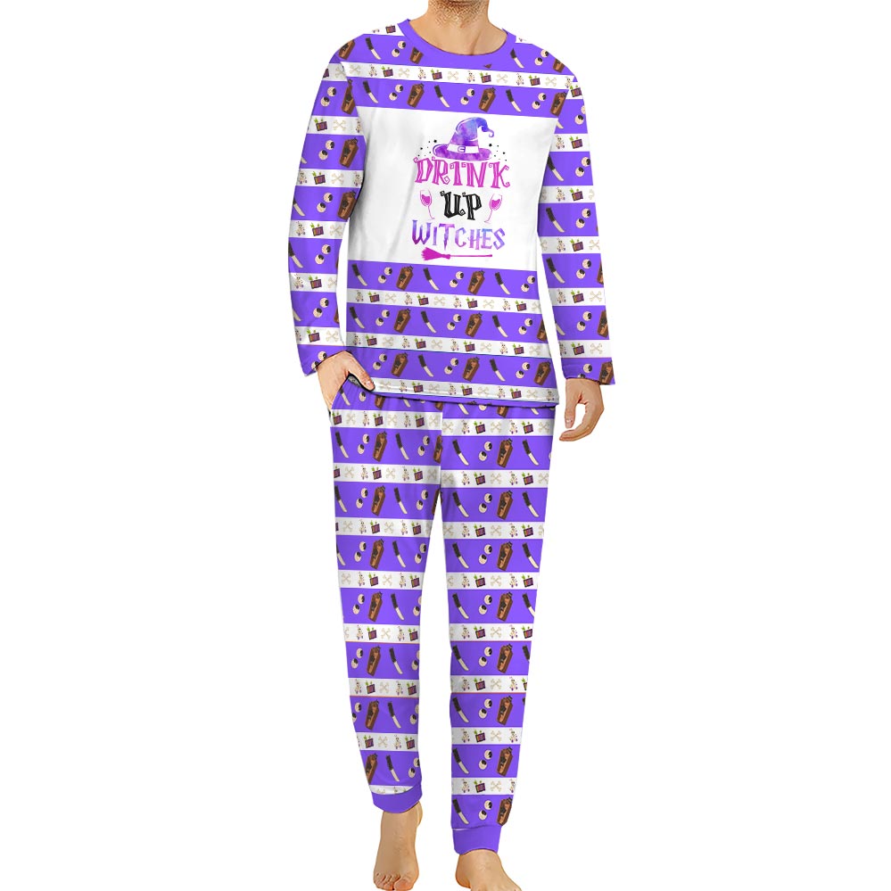 Drink Up Witches Halloween Pjs Matching Family Drink Up Witches Halloween Pjs Matching Family
