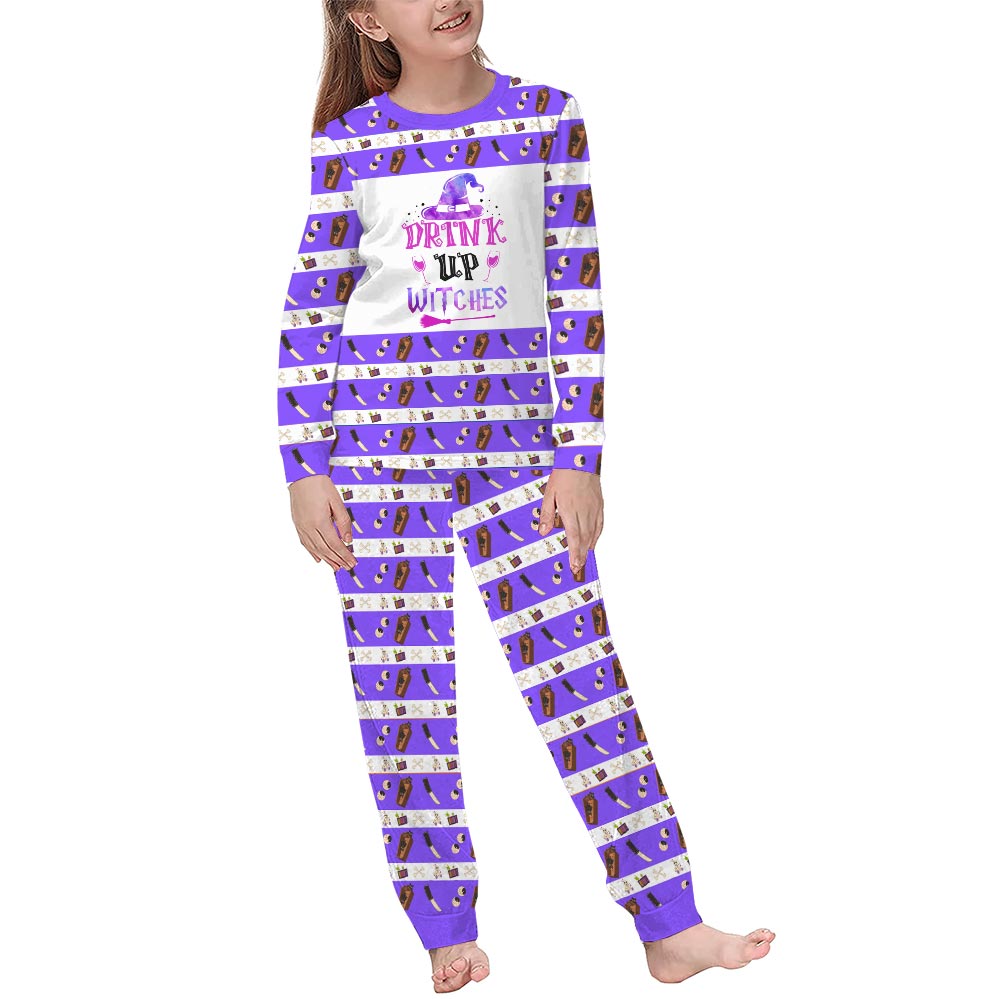 Drink Up Witches Halloween Pjs Matching Family Drink Up Witches Halloween Pjs Matching Family