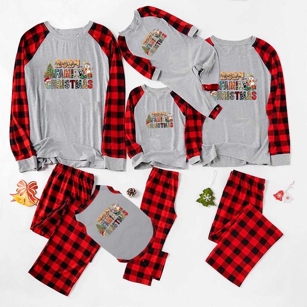 2024 Family Christmas Pajamas Plaid 6 Styles 2024 Family Christmas Pajamas Plaid 6 Styles