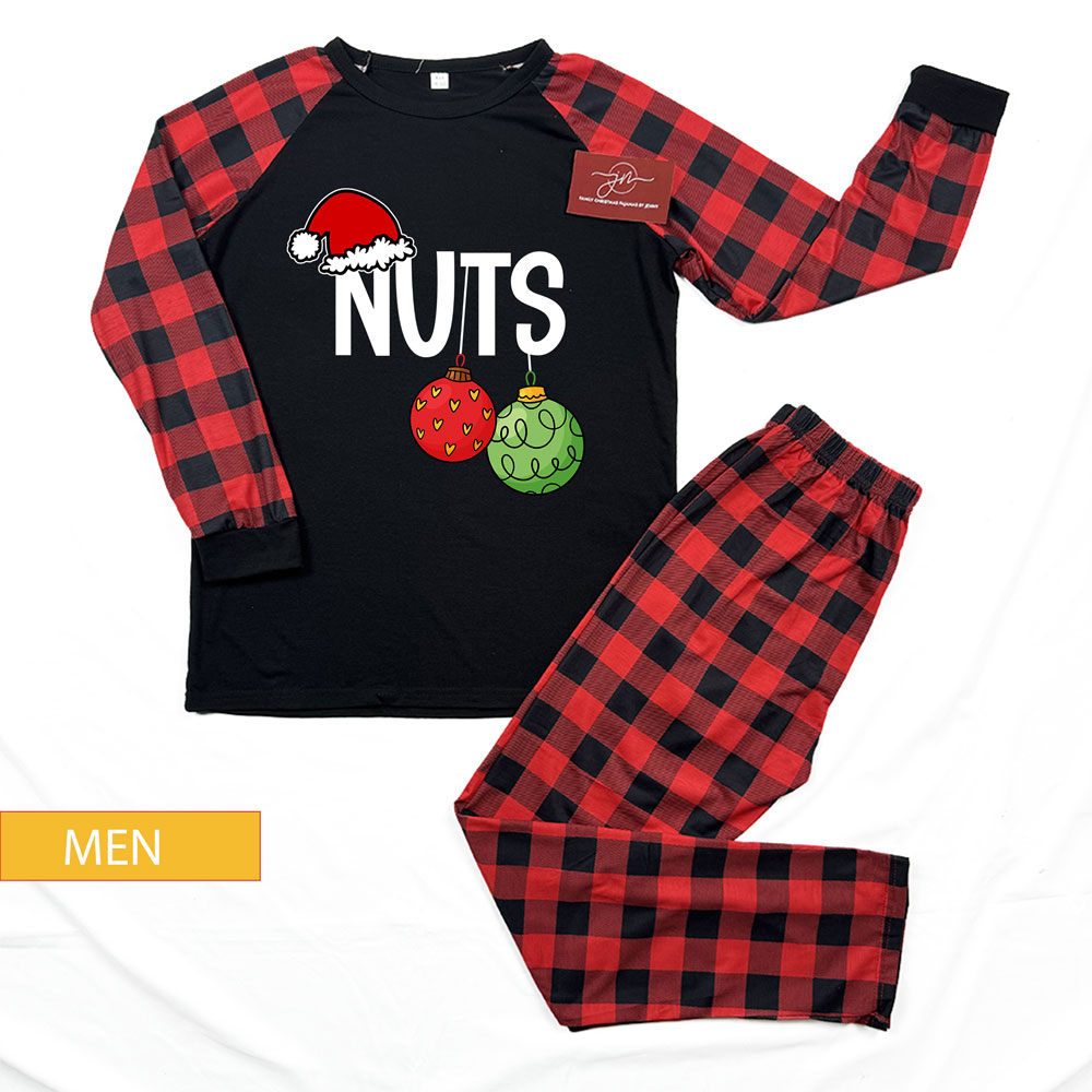 Chest Nuts Matching Christmas Pajamas For Couples