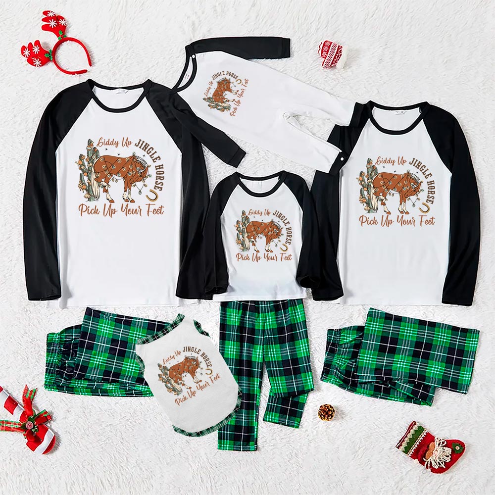 Unique Magic Horse Christmas Pajamas Western Vibe Unique Magic Horse Christmas Pajamas Western Vibe