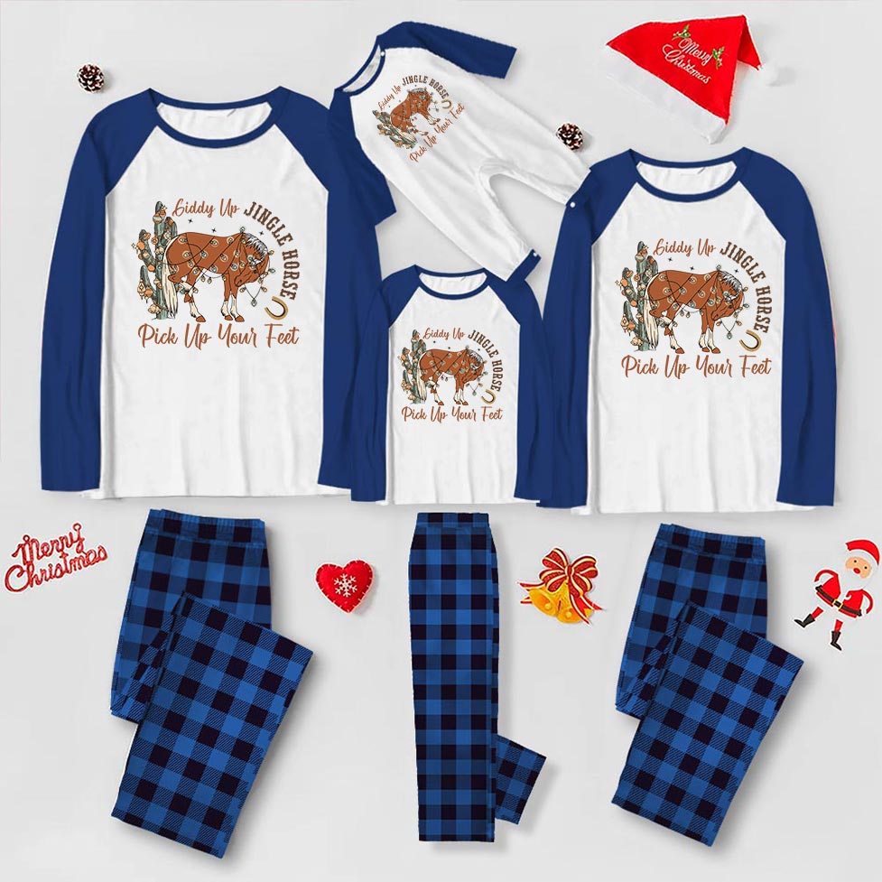 Unique Magic Horse Christmas Pajamas Western Vibe Unique Magic Horse Christmas Pajamas Western Vibe