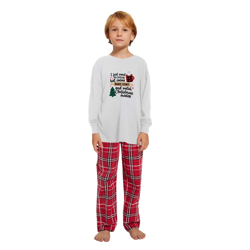 Matching Hot Cocoa Family Pajama Sets Cotton Matching Hot Cocoa Family Pajama Sets Cotton