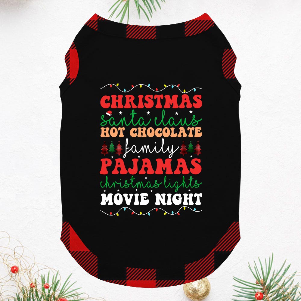 Santa Hot Chocolate Family Christmas Pajamas Short Sleeves Santa Hot Chocolate Family Christmas Pajamas Short Sleeves