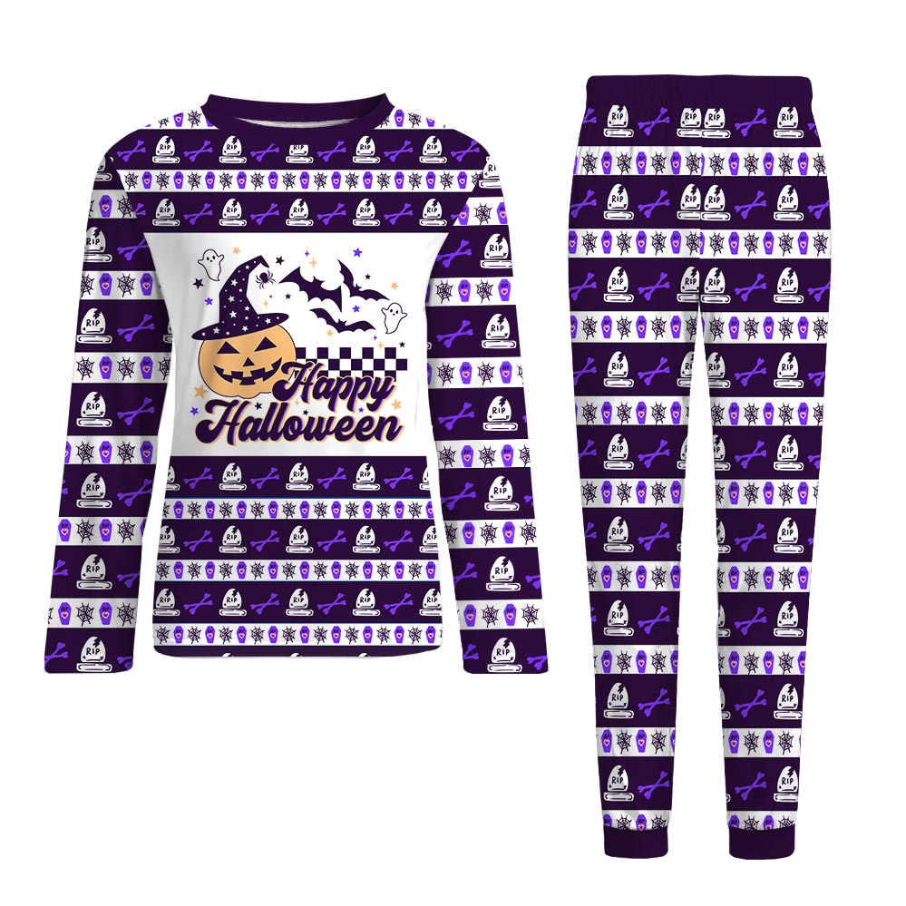 Happy Halloween Pumpkin Pajamas For Dog And Owner Happy Halloween Pumpkin Pajamas For Dog And Owner