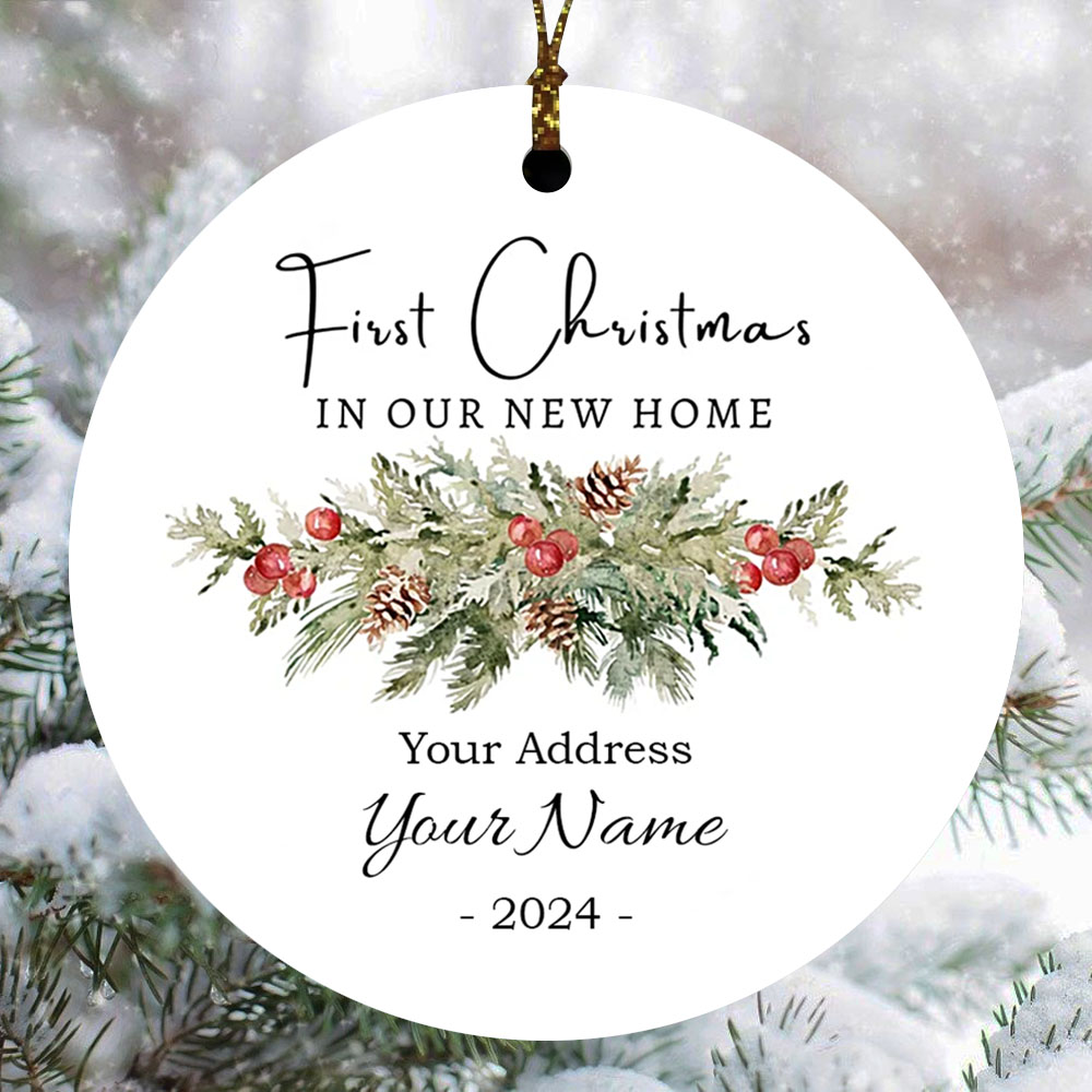 First Christmas In New Home Ornament First Christmas In New Home Ornament