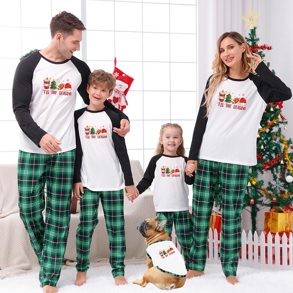 Festive Matching Football Christmas Pajamas 6 Styles Festive Matching Football Christmas Pajamas 6 Styles