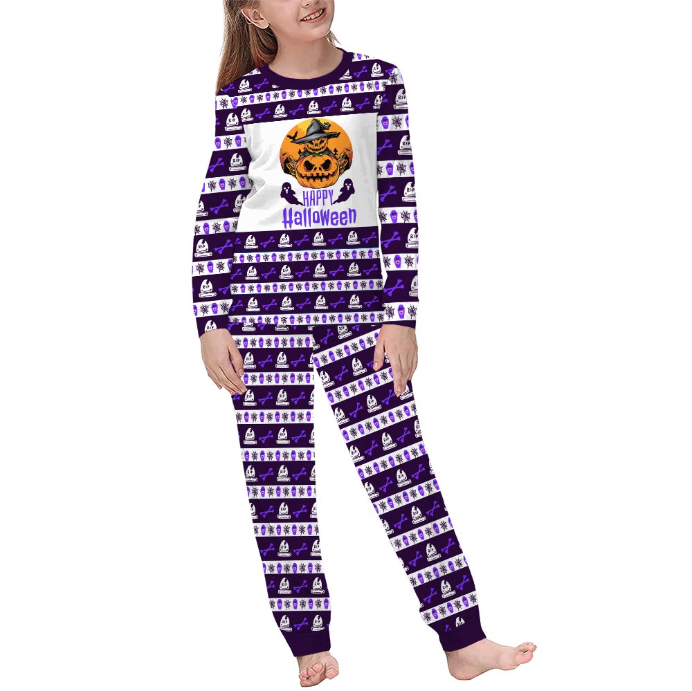 Happy Halloween Pumpkin Dog And Owner Pajamas Happy Halloween Pumpkin Dog And Owner Pajamas