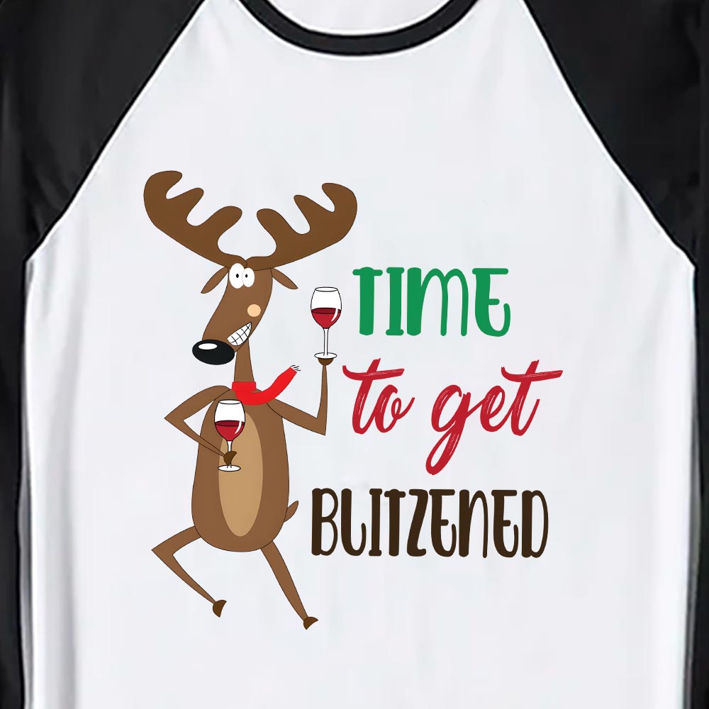 Funny Reindeer Christmas Pajamas Get Blitzened Funny Reindeer Christmas Pajamas Get Blitzened