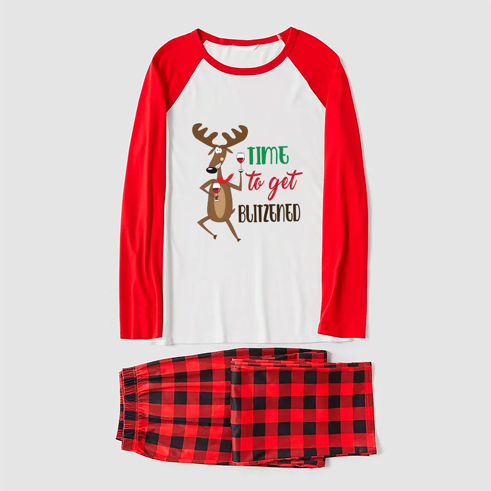Funny Reindeer Christmas Pajamas Get Blitzened Funny Reindeer Christmas Pajamas Get Blitzened
