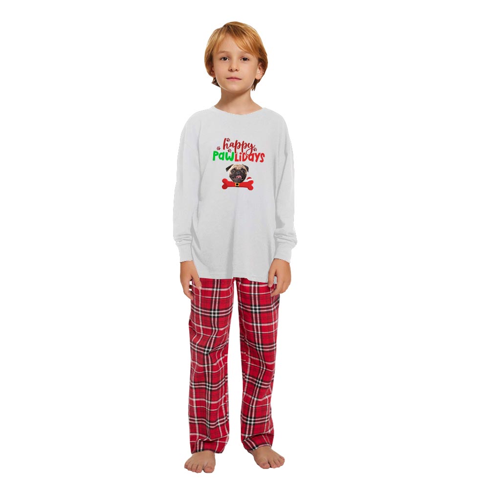 Custom Face Christmas Pajamas For Dog Lovers Cotton Custom Face Christmas Pajamas For Dog Lovers Cotton