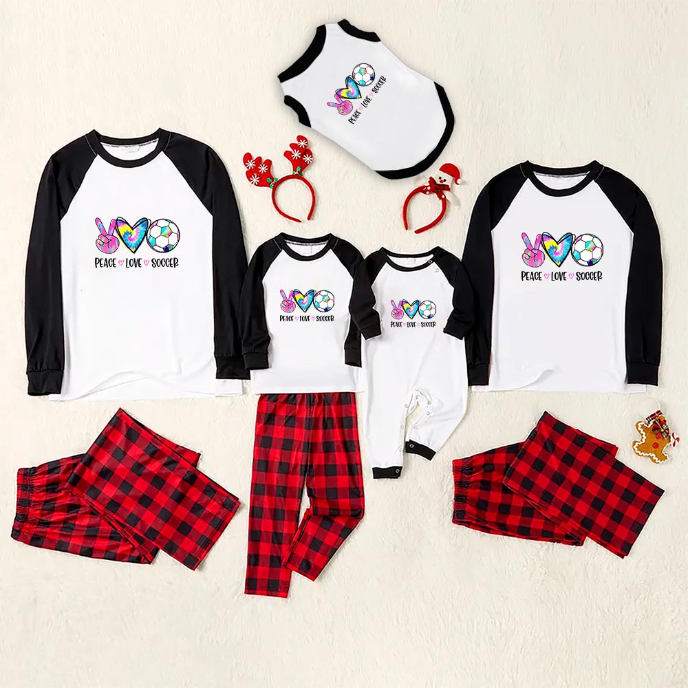 Soccer Lovers Christmas Pajamas For Family Soccer Lovers Christmas Pajamas For Family