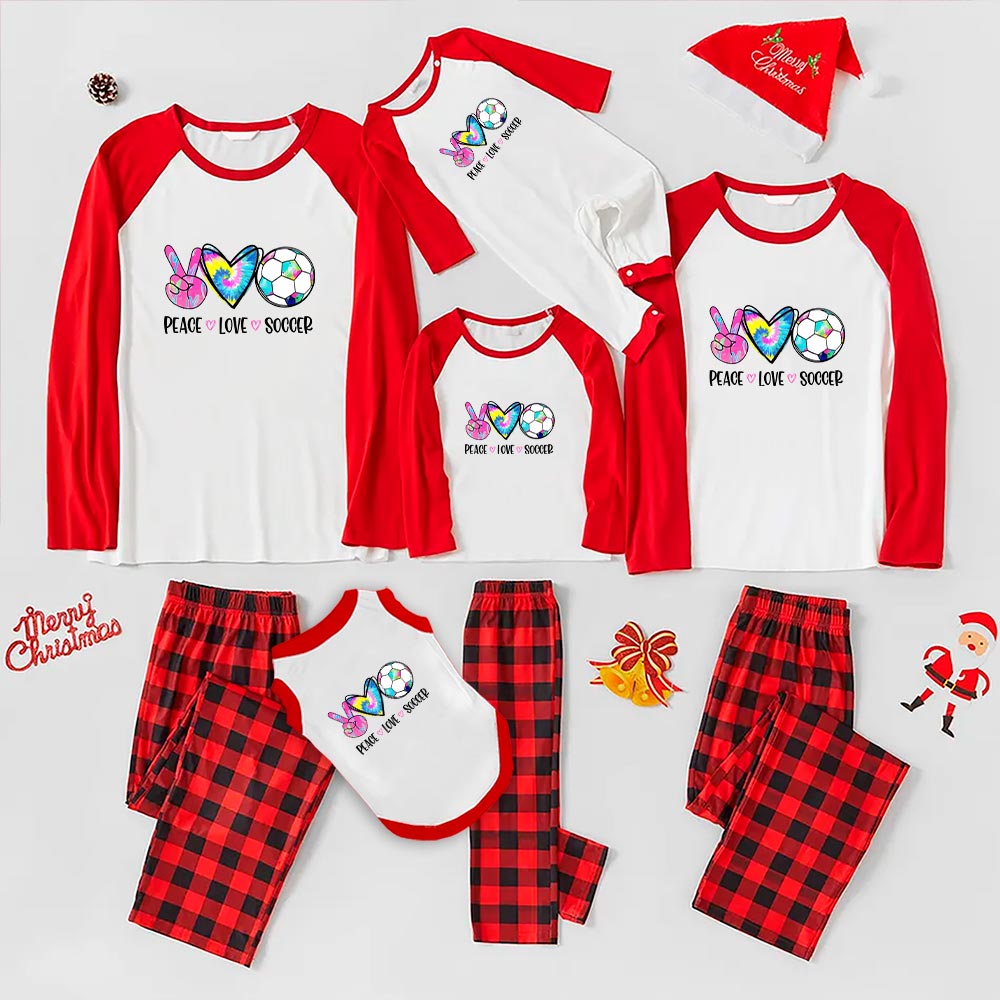 Soccer Lovers Christmas Pajamas For Family Soccer Lovers Christmas Pajamas For Family