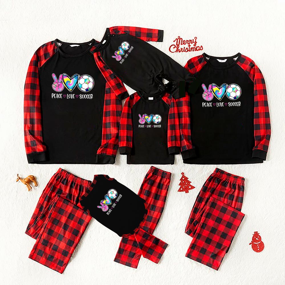 Soccer Lovers Christmas Pajamas For Family Soccer Lovers Christmas Pajamas For Family
