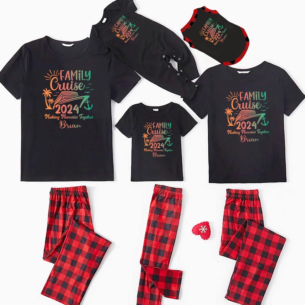 Unique Personalized Cruise Pajamas For The Whole Family 2024 Unique Personalized Cruise Pajamas For The Whole Family 2024