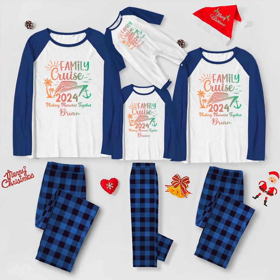 Personalized Family Cruise Pajamas With Names 2024 Personalized Family Cruise Pajamas With Names 2024
