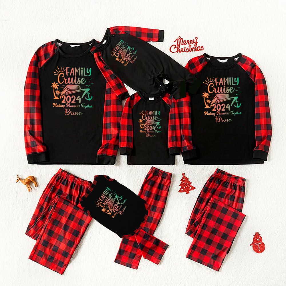 Personalized Family Cruise Pajamas With Names 2024 Personalized Family Cruise Pajamas With Names 2024
